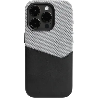 Trolsk Mobilskal med MagSafe och Kortficka (iPhone 15 Pro) - Svart