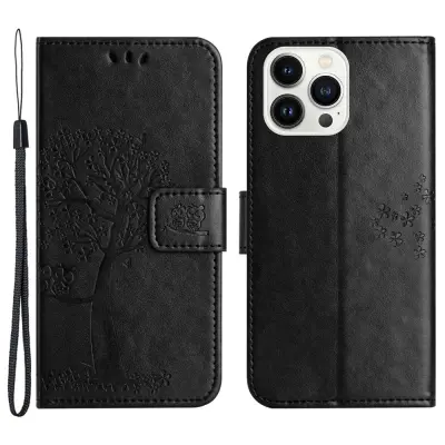 Trolsk Tree and Owl Wallet (iPhone 15 Pro) - Rosa