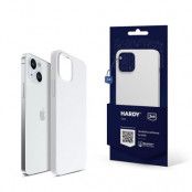 3MK iPhone 15 Mobilskal Magsafe Hardy Silikon - Silver/Vit