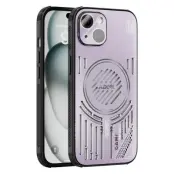ABEEL iPhone 15 Magnetiskt Fodral Aluminium + PC + TPU - Lila