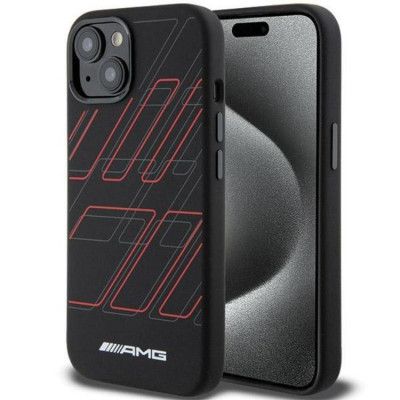 AMG Mobilskal till iPhone 15/14/13 MagSafe Silikon Large Rhombuses