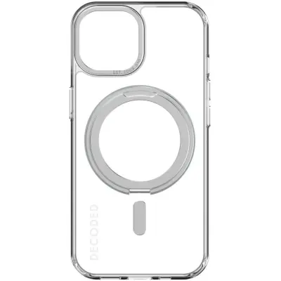 Decoded Recycled Plastic Loop Stand Back Cover (iPhone 15) - Transparent