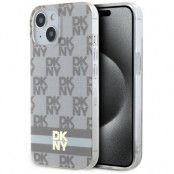 DKNY iPhone 15/14/13 Mobilskal MagSafe Checkered & Printed Stripes