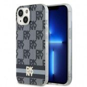 DKNY iPhone 15/14/13 Mobilskal MagSafe Checkered & Printed Stripes