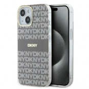 DKNY iPhone 15/14/13 Mobilskal Magsafe IML Mono & Stripe - Beige