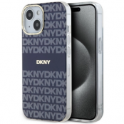 DKNY iPhone 15/14/13 Mobilskal Magsafe IML Mono & Stripe - Blå