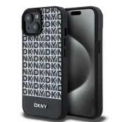 DKNY iPhone 15/14/13 Mobilskal Magsafe Läder Printed Pattern