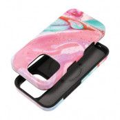 Forcell iPhone 16 Mobilskal MagSafe Mirage - Rosa Marble