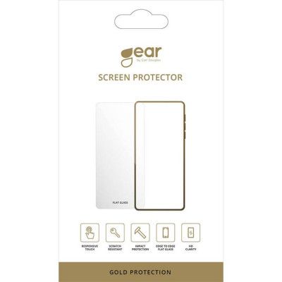 GEAR iPhone 15 Härdat Glas Skärmskydd 2.5D Guld
