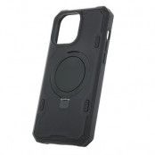 iPhone 15 Defender Mag Ring Case Svart