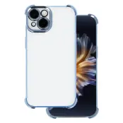 iPhone 15 Mobilskal Anti Shock Chrome - Blå
