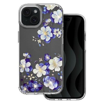 iPhone 15 Mobilskal IMD Print - Floral