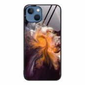 iPhone 15 Mobilskal Marmor - Orange
