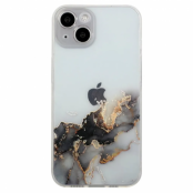 iPhone 15 Mobilskal Marmor - Svart