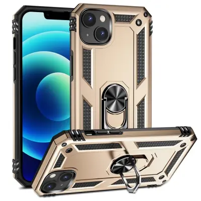 Mobilskal till iPhone 15 med Kickstand - Guld