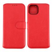 iPhone 15 Plånboksfodral med Magnet - Röd
