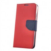 iPhone 15 Smart Fancy fodral röd-blå - Skyddande stilig