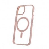 iPhone 16 Mobilskal MagSafe Satin Clear - Rosa