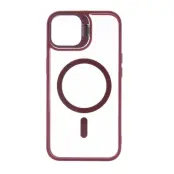 iPhone 16 Pro Max Mobilskal MagSafe Extra Lens - Maroon