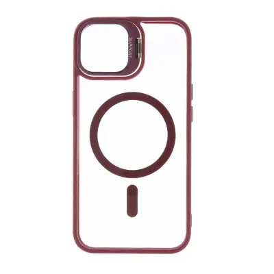 iPhone 16 Pro Max Mobilskal MagSafe Extra Lens - Maroon