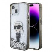 Karl Lagerfeld iPhone 15 Mobilskal Liquid Glitter Ikonik