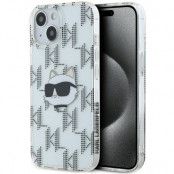 Karl Lagerfeld iPhone 15/14/13 Mobilskal IML Choupette Head - Transparent