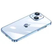 SULADA JINGJIA iPhone 15 Skal Hård PC Klarglas Blå