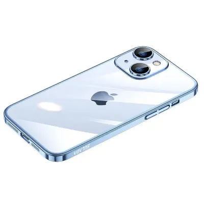 SULADA JINGJIA iPhone 15 Skal Hård PC Klarglas Blå