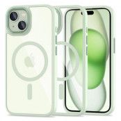 Tech-Protect iPhone 15 Mobilskal Magsafe Magmat - Clear/Grön