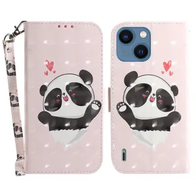 Trolsk Plånboksfodral - Panda (iPhone 15)