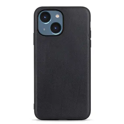 Trolsk Mobilskal Läder (iPhone 15) - Svart