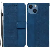 Trolsk Geometry Imprinted Wallet (iPhone 15) - Svart