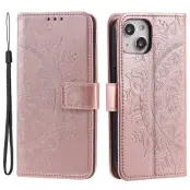 Trolsk Mandala Wallet with Strap (iPhone 15) - Guld