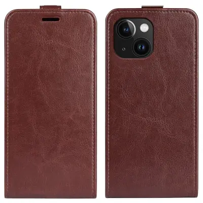 Trolsk Plånboksfodral Vertikalt (iPhone 15) - Brun