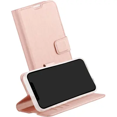 Vivanco Classic Plånboksfodral (iPhone 15) - Roséguld