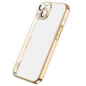 X-Level iPhone 15 Mobilskal Elektropläterad - Guld
