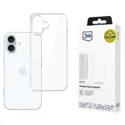 3MK iPhone 16 Plus Mobilskal Clear - Transparent