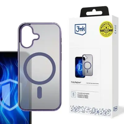 3MK Mobilskal till iPhone 16 Plus MagSafe Frosty - Lila