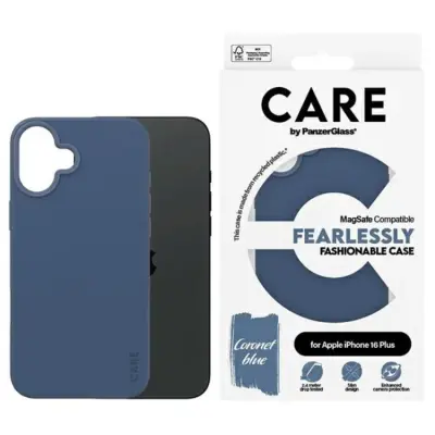 CARE By PanzerGlass Mobilskal till iPhone 16 Plus MagSafe Fashion - Blå