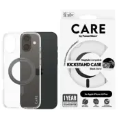CARE By PanzerGlass Mobilskal till iPhone 16 Plus MagSafe Kickstand - Svart