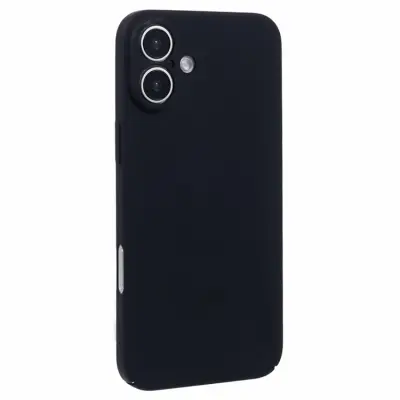 iPhone 16 Plus Mobilskal Skin-Touch Rubberized PC - Svart