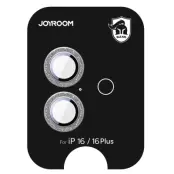 Joyroom iPhone 16/16 Plus Härdat Glas Kameralinsskydd - Silver