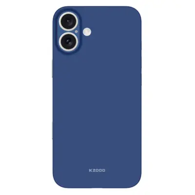 KZDOO iPhone 16 Plus Mobilskal Frosted Air Skin - Marinblå
