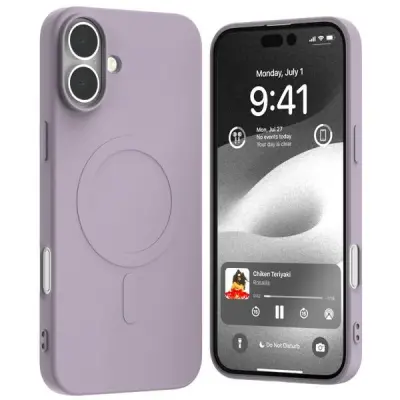 Mercury Mobilskal till iPhone 16 Plus MagSafe Semi-Silikon - Lilac Lila