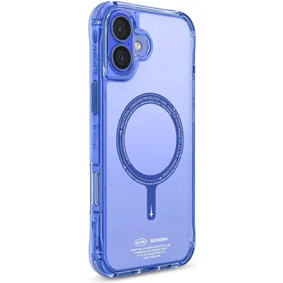 Skinarma Mobilskal till iPhone 16 Plus MagSafe Saido - Blå