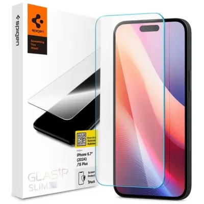 Spigen GLAS.tR Slim HD (iPhone 16 Plus/15 Plus)