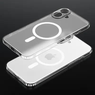 SULADA iPhone 16 Plus Skal MagSafe PC+TPU Matt Transparent