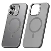 SULADA iPhone 16 Plus Skal MagSafe Ultra-Tunn PC+TPU Grå