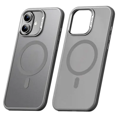 SULADA iPhone 16 Plus Skal MagSafe Ultra-Tunn PC+TPU Grå