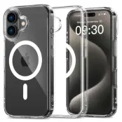 Tech-Protect Mobilskal till iPhone 16 Plus Magsafe Flexair Hybrid - Clear